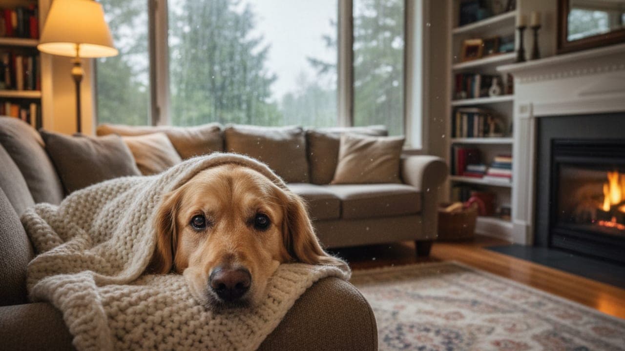 How to Help Your Dog with Thunderstorm Anxiety